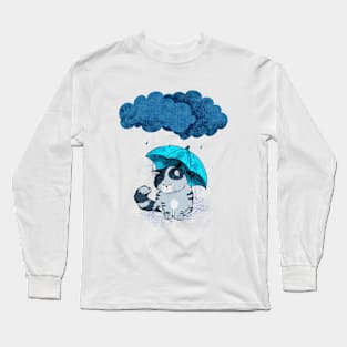 rain cat Long Sleeve T-Shirt